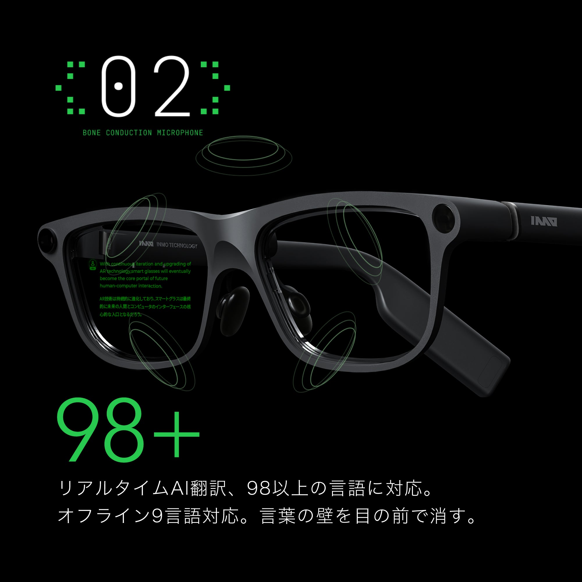 INMO GO 3｜翻訳・字幕・撮影対応 AIスマートグラス – INMO JAPAN