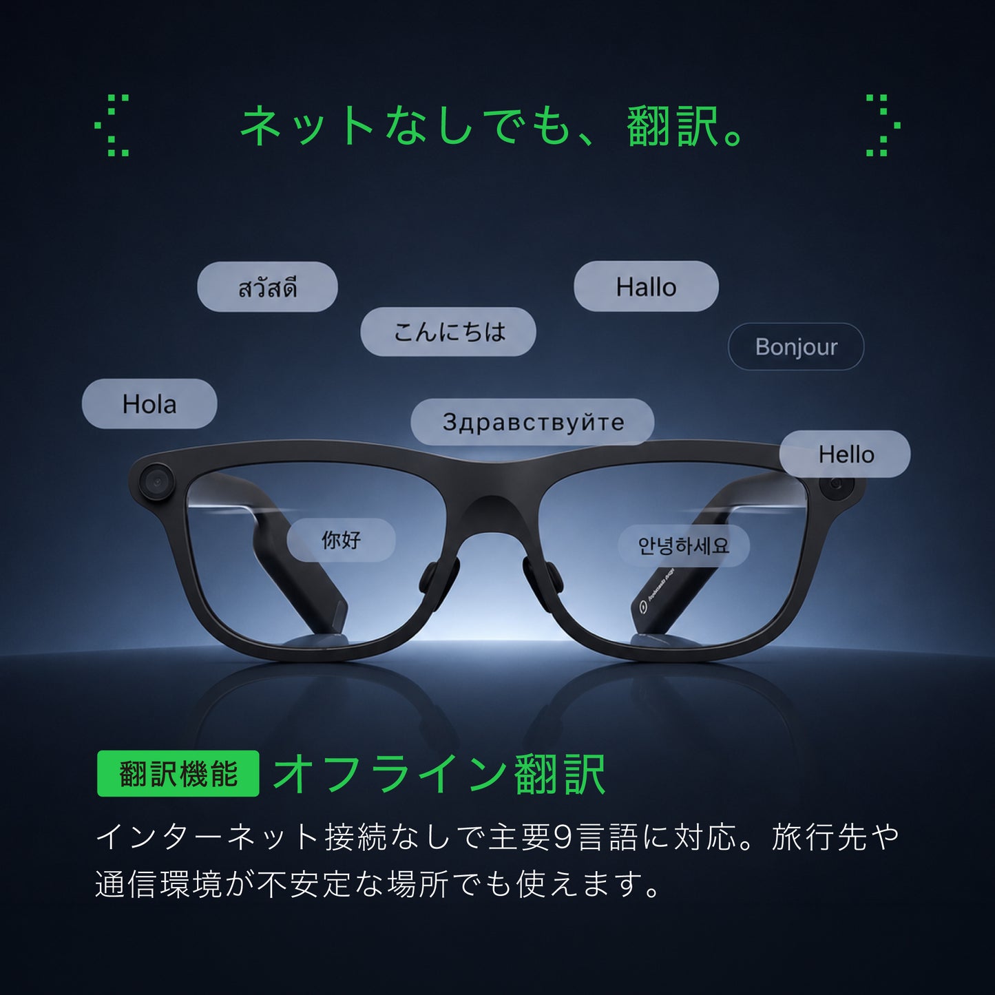 【予約販売】スマートグラス INMO GO 3 Black Silver｜7月末発送予定